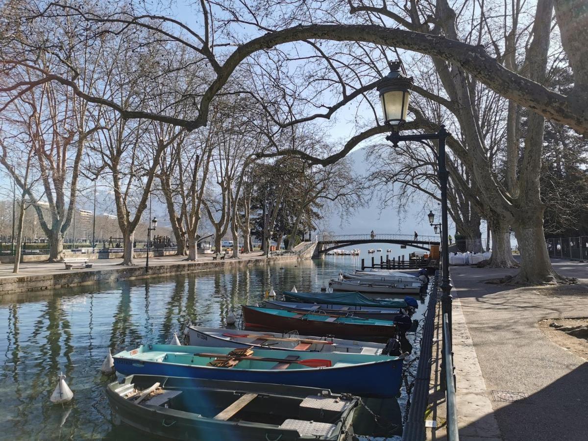 Lac Annecy Plage Privee, Duplex Baie Des Voiles Duingt Exterior photo