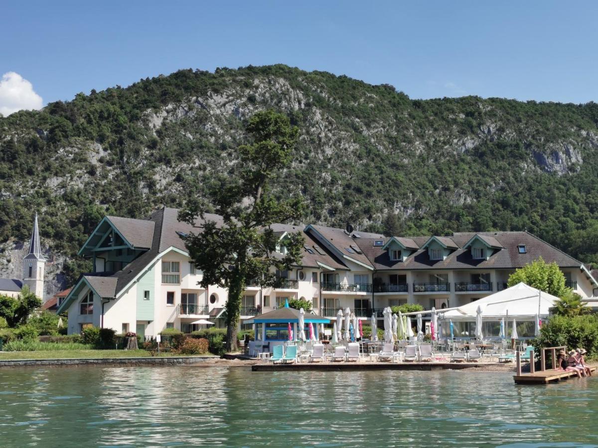 Lac Annecy Plage Privee, Duplex Baie Des Voiles Duingt Exterior photo