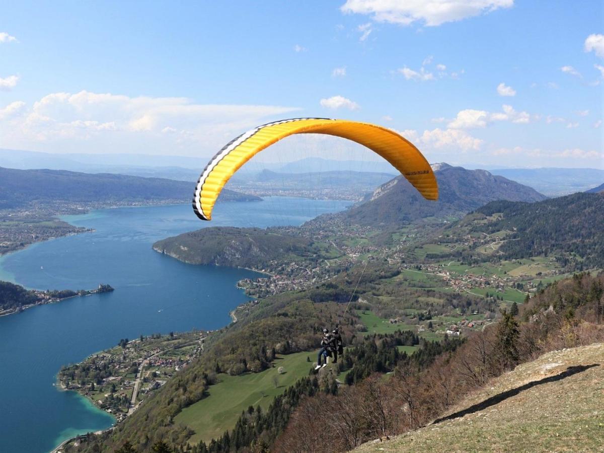 Lac Annecy Plage Privee, Duplex Baie Des Voiles Duingt Exterior photo